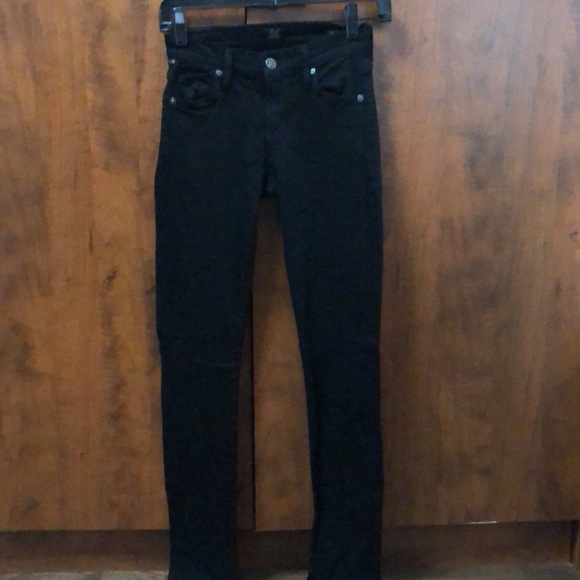 Citizens black skinny jeans, size 25 - Picture 1 of 6